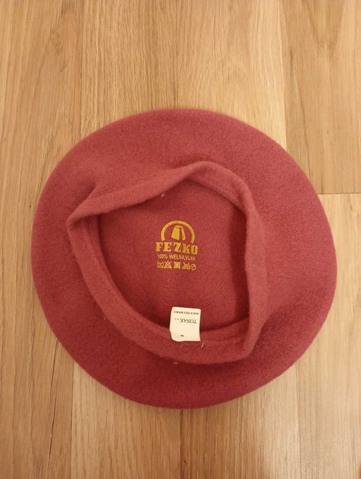 Wełniany beret fezko