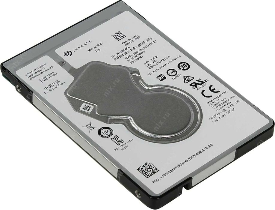 Disco Interno Móvel Seagate HDD 1TB