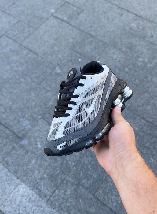 Найк шокс Nike x Supreme Shox Ride 2 Grey White Найк х Супрім Шокс Райд 2 Сіро-Білі