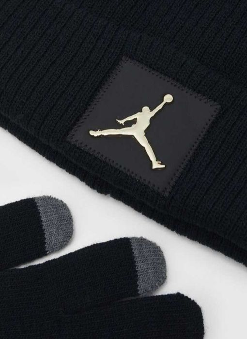 Elegancki Komplet czapka i rękawiczki Jordan - oryginał