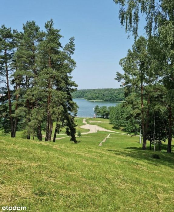 Apartament koło Mrągowa przy stoku narciarskim z widokiem na jezioro