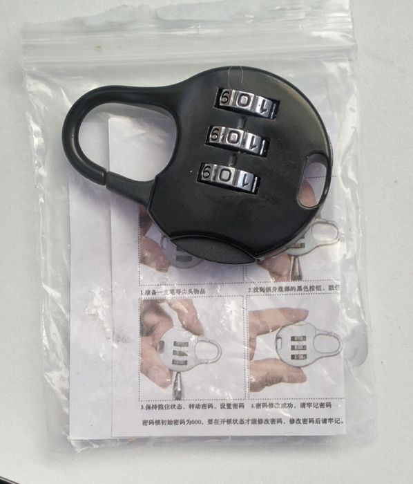 Cadeado de combinação para cacifo malas novo