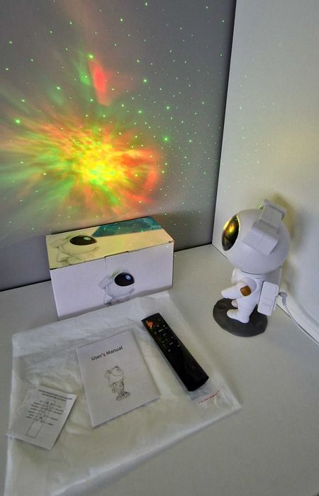 Projektor Astronauta Gwiazd Galaxy Nightlight Projector jak NOWY foto