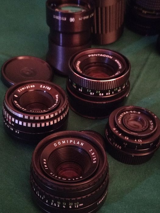 Колекція мануальних об'єктивів, вінтаж