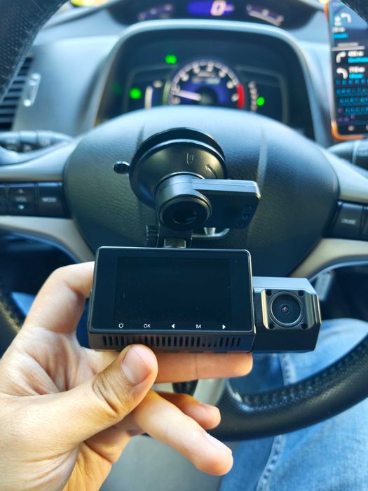 Abask a8 dashcam 4k car camera 2 channel inside and outside