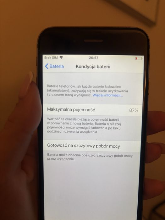 Iphone 6 32gb srebrny