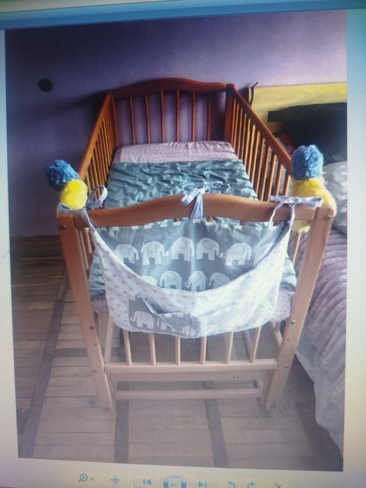 Ліжечко маятник дитяче