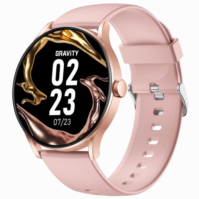 smartwatch gravity różowy gt2-1 pro