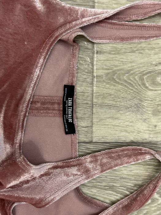 Zara плаття базове рожеве