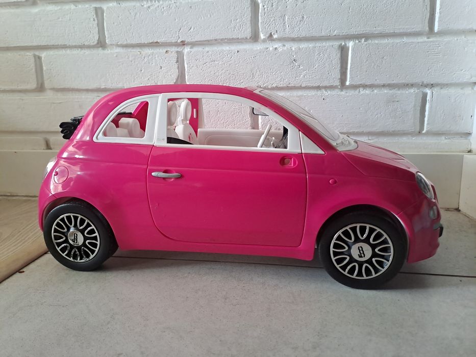 Samochód Barbie Mattel Fiat 500 Cabrio