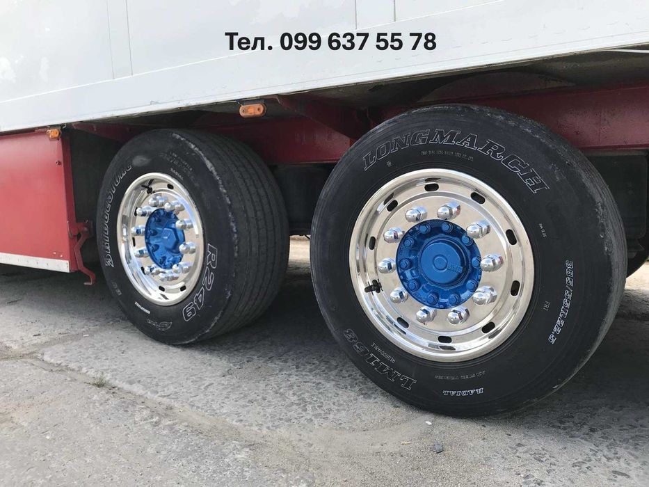 Ковпак колеса 22.5 на (бомби) ЕТ130 / ЕТ120 нержавійка Ковпак 22.5