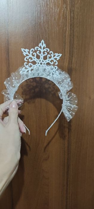 Обруч сніжинки. Для новорічних свят