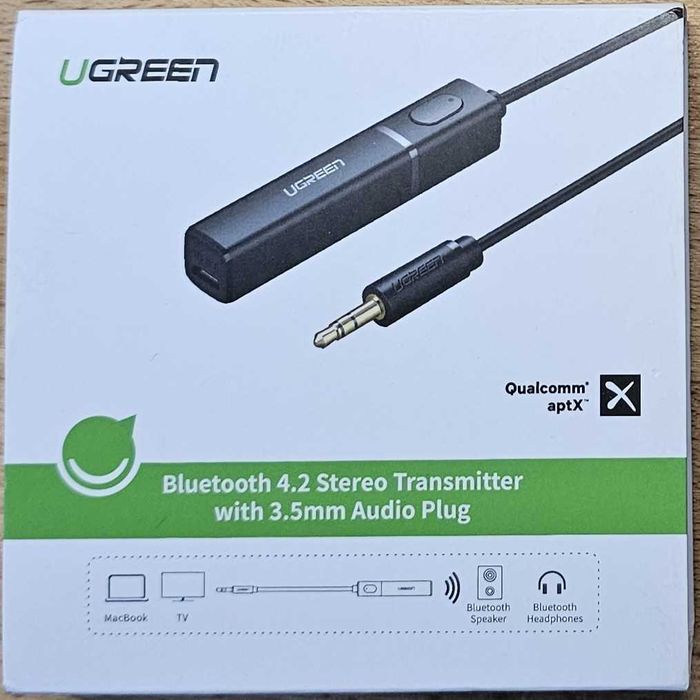 Nadajnik Bluetooth UGREEN CM107 (Transmitter) Jack 3.5mm