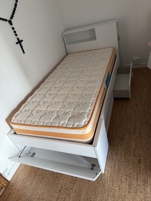 Cama solteiro 90x190 nova
