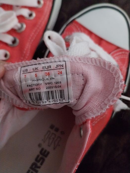 Teniosówki converse r .38