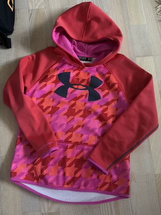 Ciepła termiczna bluza dresowa Under Armour rozm 146/152