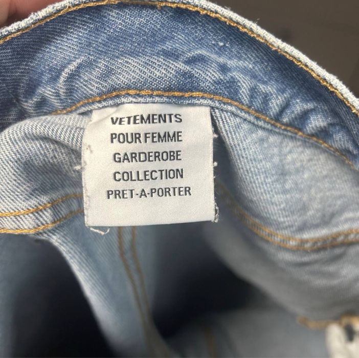 Джинсы VETEMENTS, Original. Legit. Jeans, Штаны. FULL NEW — zdjęcie 4