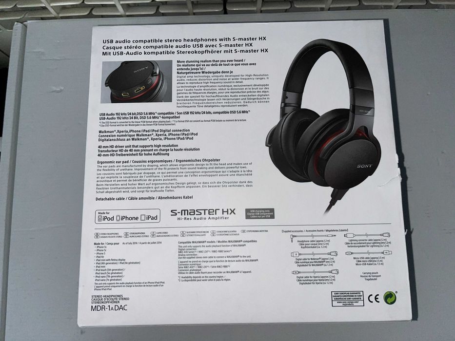 Słuchawki SONY MDR-1aDAC