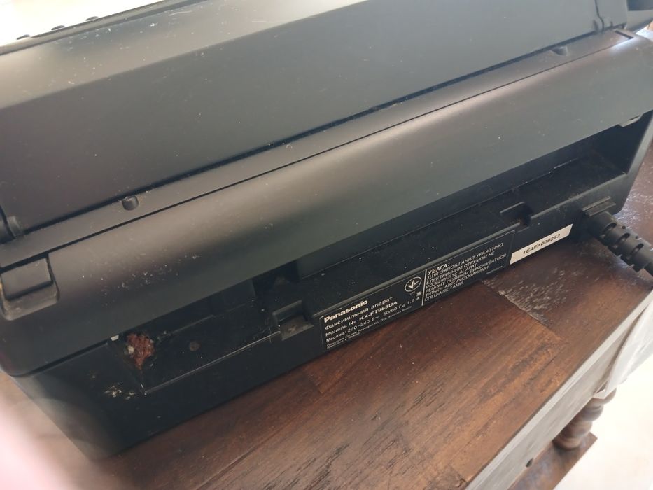 Факс kx - ft 988 факсимільний апарат на термопапері