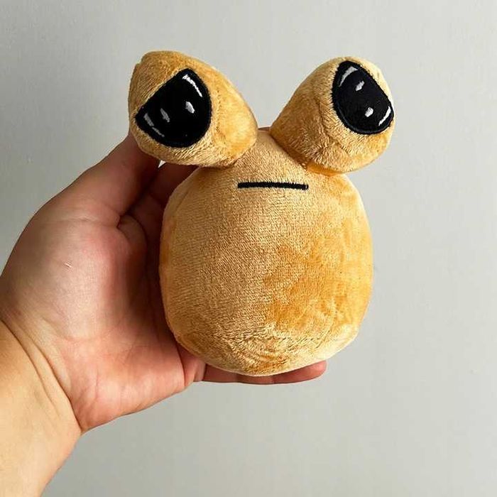 MASKOTKA BRELOCZEK POU pluszowy mój zwierzak kosmita 15 CM