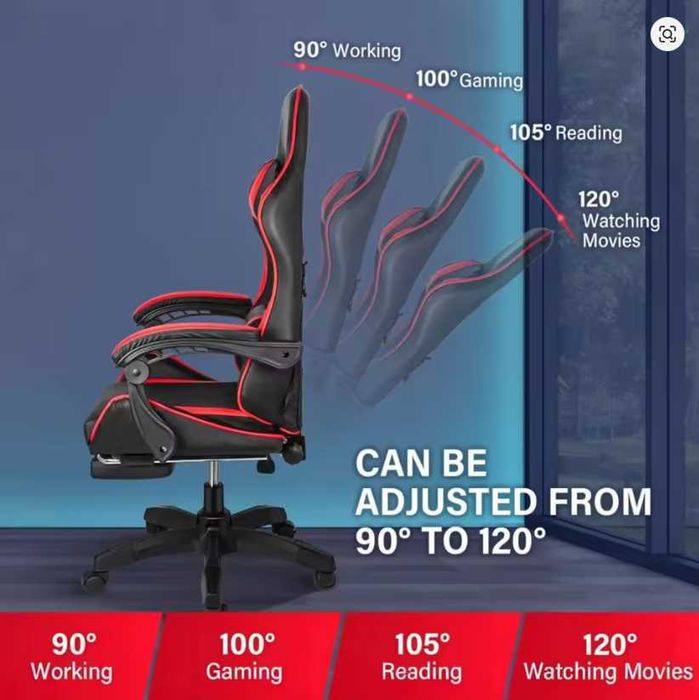 F21- Cadeira Gaming c/ ou s/ apoio de pés Várias cores