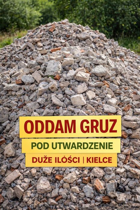 Oddam gruz pod utwardzenie – duże ilości | Kielce
