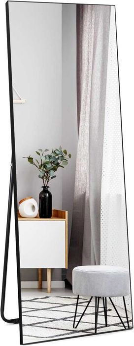 Nowe stojące lustro / lusterko / 50x140CM / HORLIMER / czarne !R197!