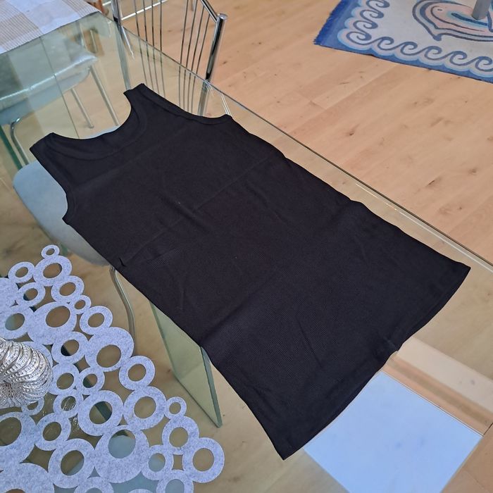 Podkoszulek męski L czarny bawełna