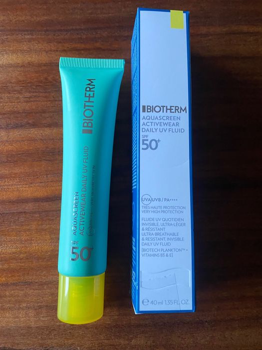 Protetor Solar Fluido Biotherm -Protetor Diário UV SPF50+ Aquascreen