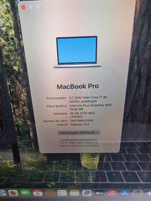 MacBook Pro TOUCH BAR 2018 i7 16gb ram