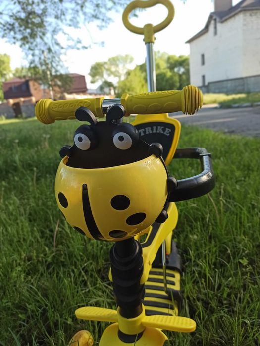 Дитячий самокат 5 в 1 + Бортики