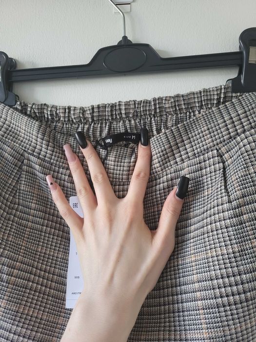 Eleganckie spodnie w kratkę, Sinsay