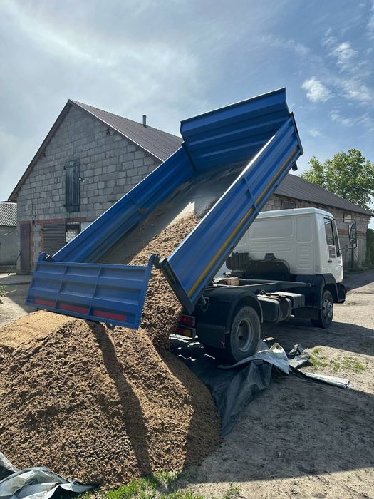 Piasek siany - pospółka żwirowa oraz podsypka w fundamenty