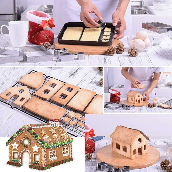 Domek Z Piernika Foremki Do Pierników Chatka Świąteczne Wykrawacze
