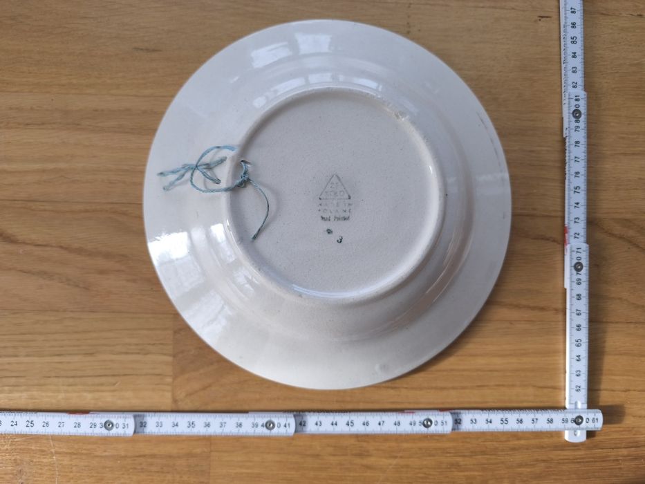 Sprzedam Fajans stara porcelana zf koło talerz