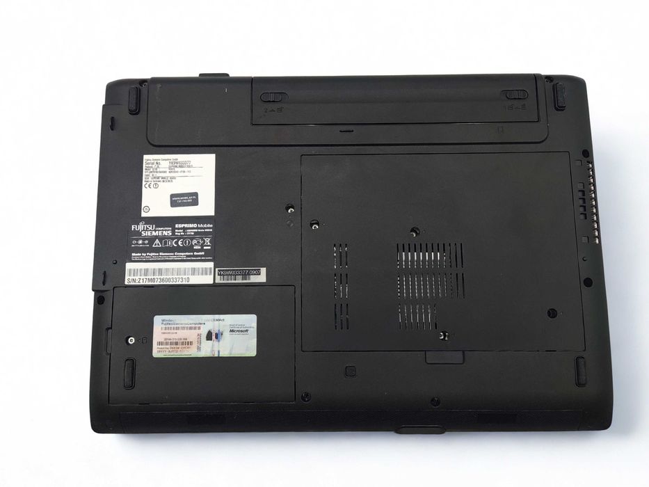 Laptop Używany Fujitsu V5515 Intel 2x 15,4  1,75GB 120 HDD WinXP Gw FV