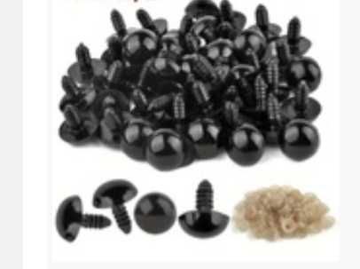 Bezpieczne oczka z nasadkami 6 mm lub 16 mm (para)