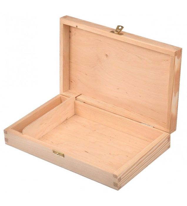 Drewniane Pudełko ze zdjęciem Ślubne z Personalizacją na Pendrive