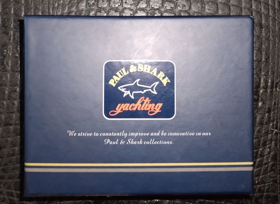 Carteira nova pele Paul & Shark preta