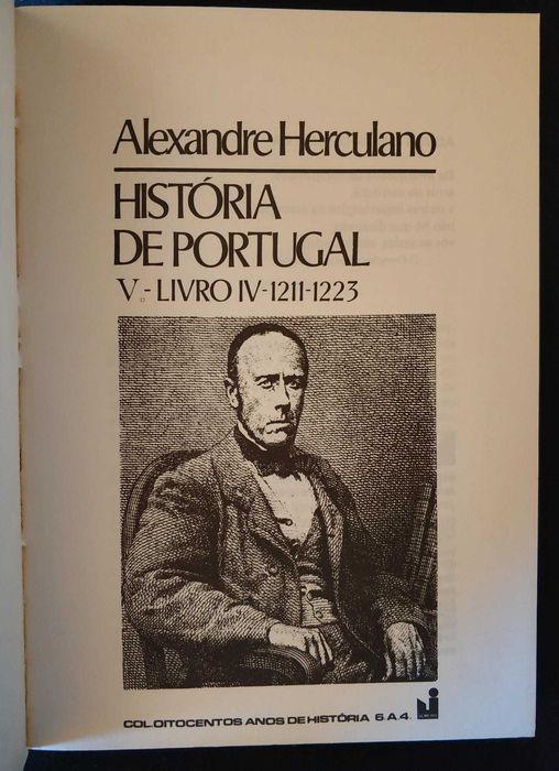 Livro "História de Portugal Vol. V 1211 a 1223" de Alexandre Herculano