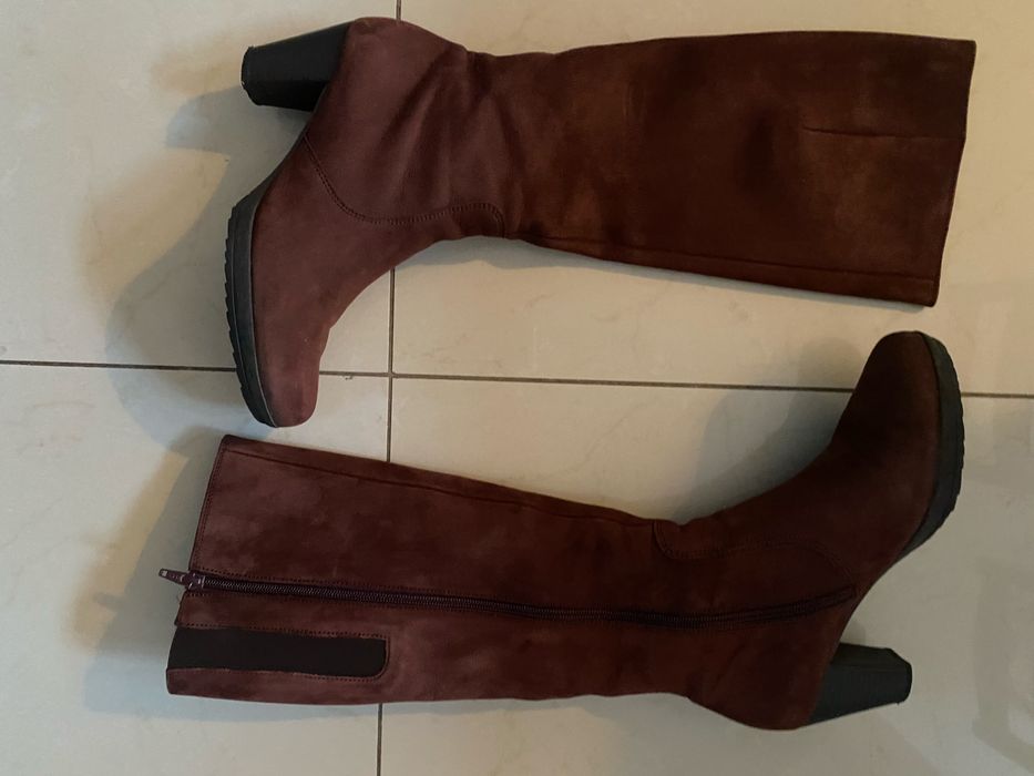 Kozaki damskie firmy Gabor kolor bordo
