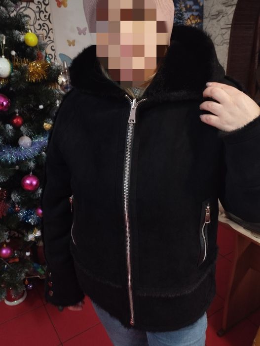 Дубленка з шубою двухстороння