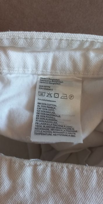 Krótkie spodenki jeansowa 40