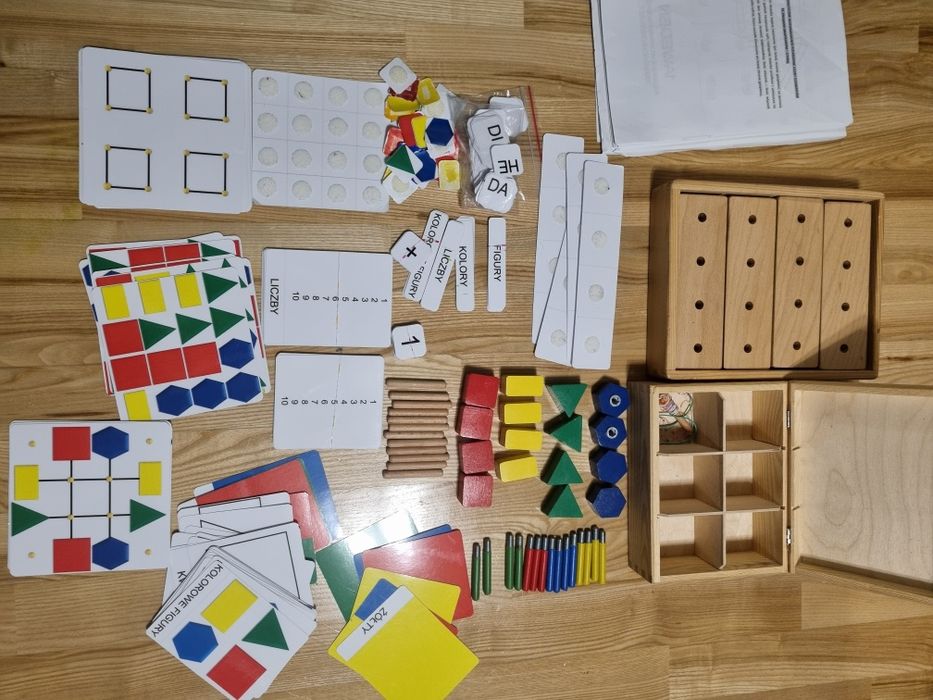 Układanka lewopółkulowa Blue Sky Montessori pomoc