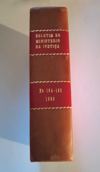 Boletim do Ministério da Justiça, ano de 1969