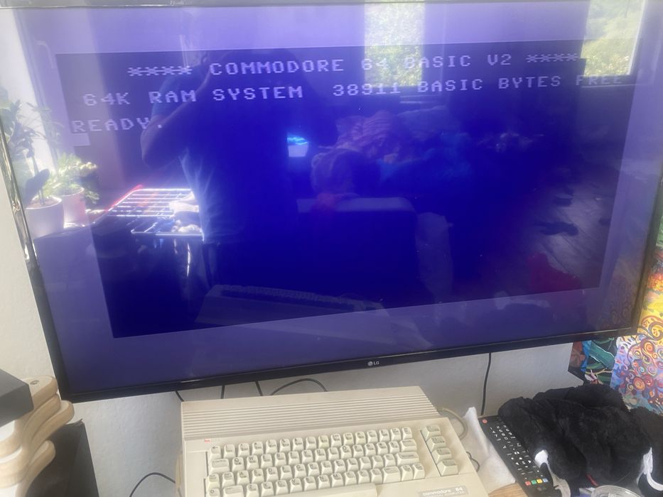 Commodore 64c zestaw pudelka, 1531, joystick, blackbox pi1451,