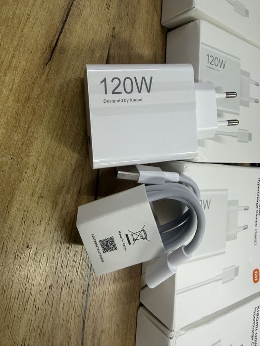 Мережевий зарядний пристрій Xiaomi Mi 120W HyperCharge Combo Type-A