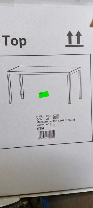Stół ogrodowy rozkłady aluminowy Toronto  120/180cm