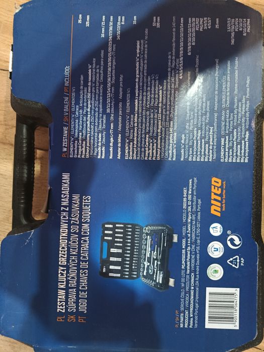 Nowy zestaw kluczy 94 elementy 2 Grzechotnki