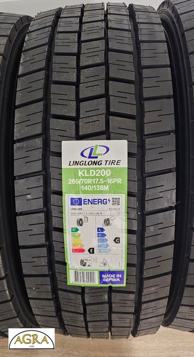 265/70R17.5 (670netto) LINGLONG opona napęd napędowa opony SERBIA